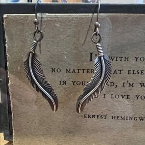 Feather Shaped Earrings